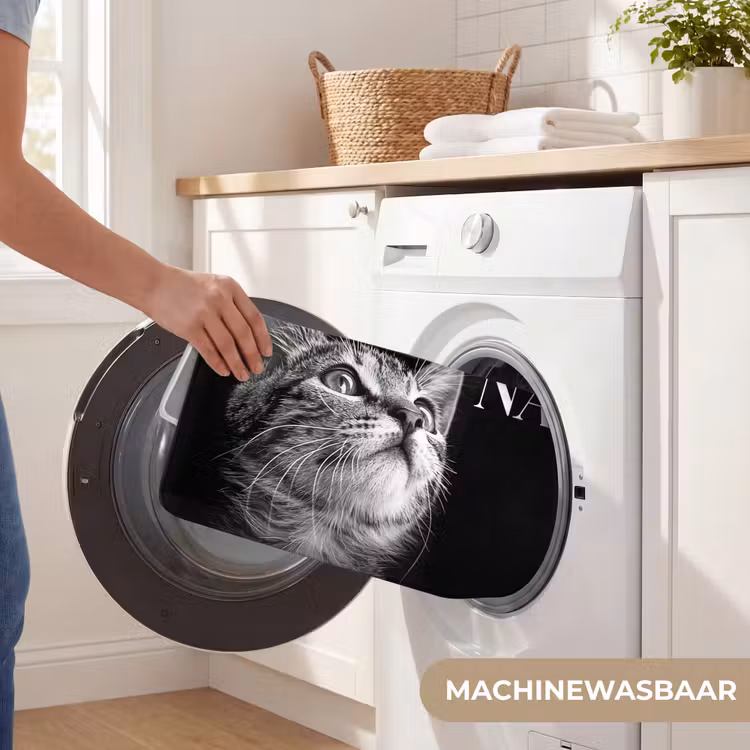 WC Mat - Kat - Dieren - quote - Get naked - Zwart — 5