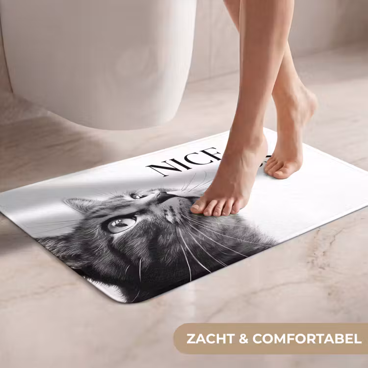 WC Mat - Katten - Nice ass - Quote - Zwart wit - Spreuken — 7