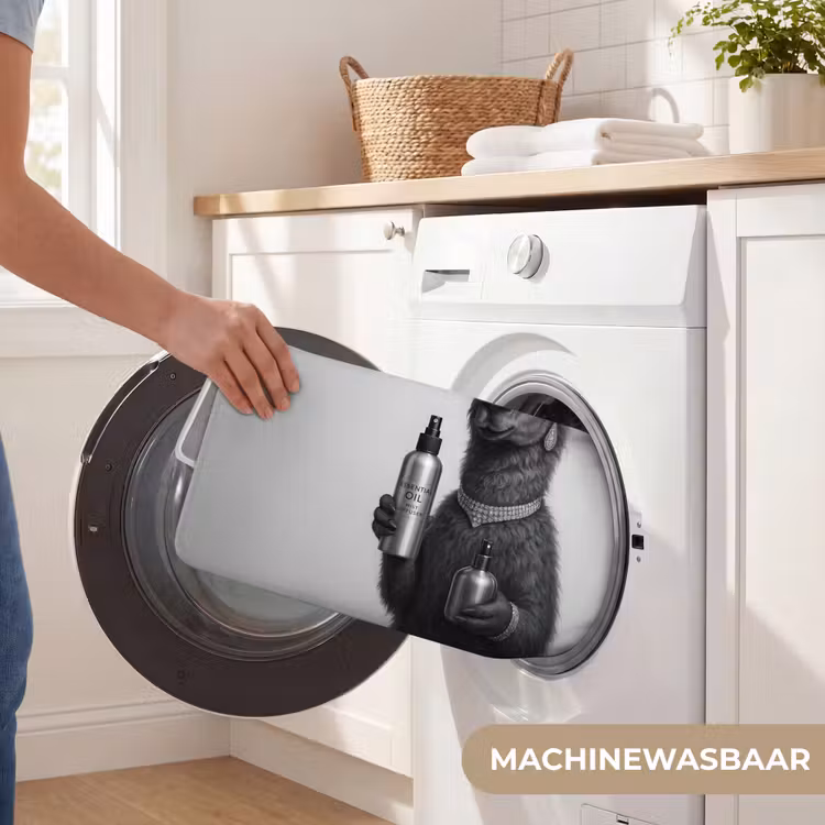 WC Mat - Lama - Flessen - Zwart - Wit — 5