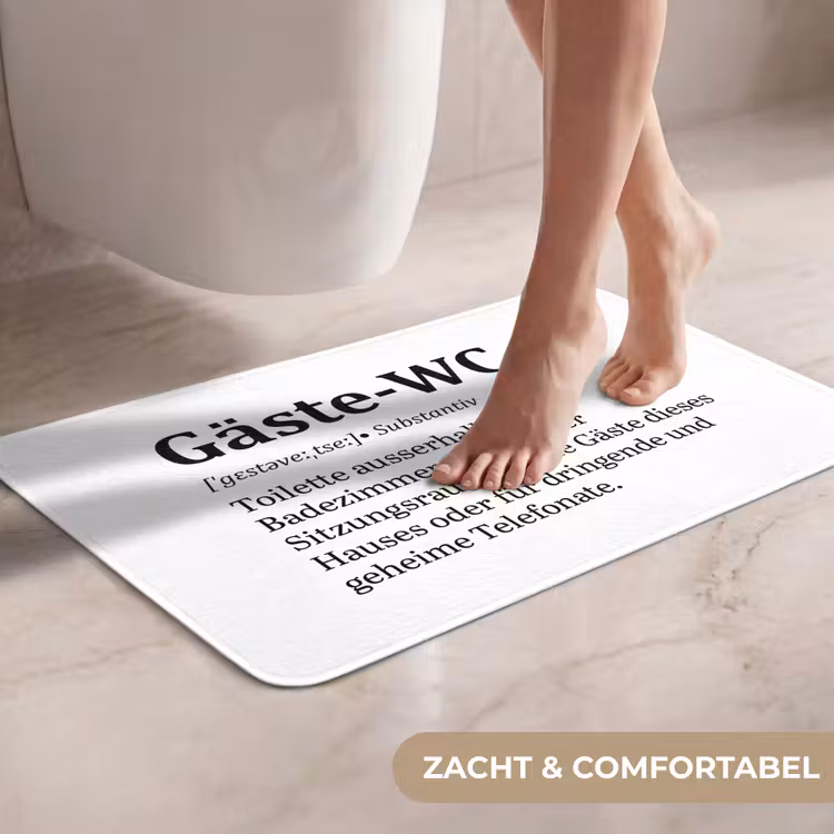 WC Mat - Quote - Definitie - Gäste-wc - Wit — 7