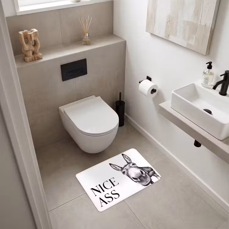 WC Mat - Quote - Ezel - Dieren - Nice ass - Spreuken — 6