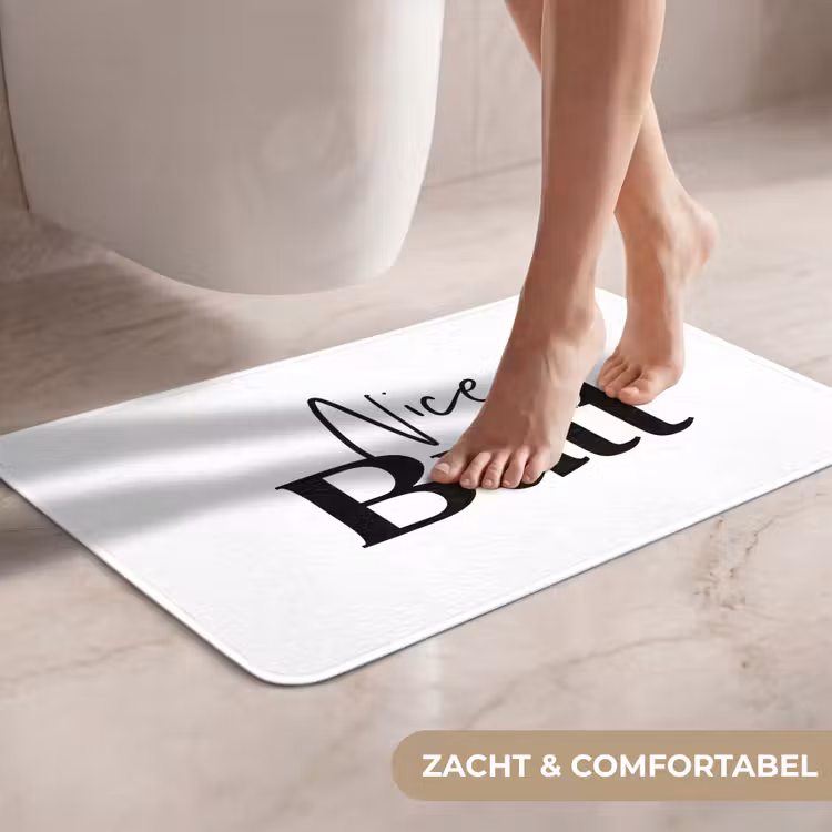 WC Mat - Quote - Nice butt - Wit - Spreuken — 7