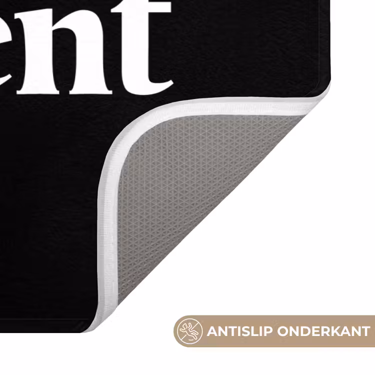 WC Mat - Quotes - Enjoy your moment - Spreuk - Zwart — 3