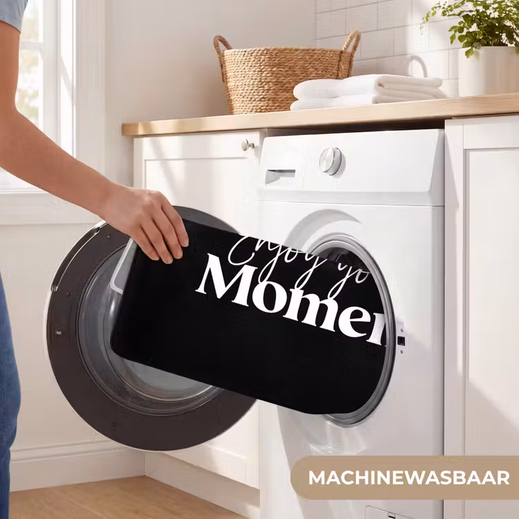 WC Mat - Quotes - Enjoy your moment - Spreuk - Zwart — 5