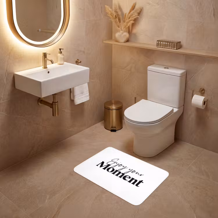WC Mat - Quotes - Enjoy your moment - Wit - Spreuk — 4