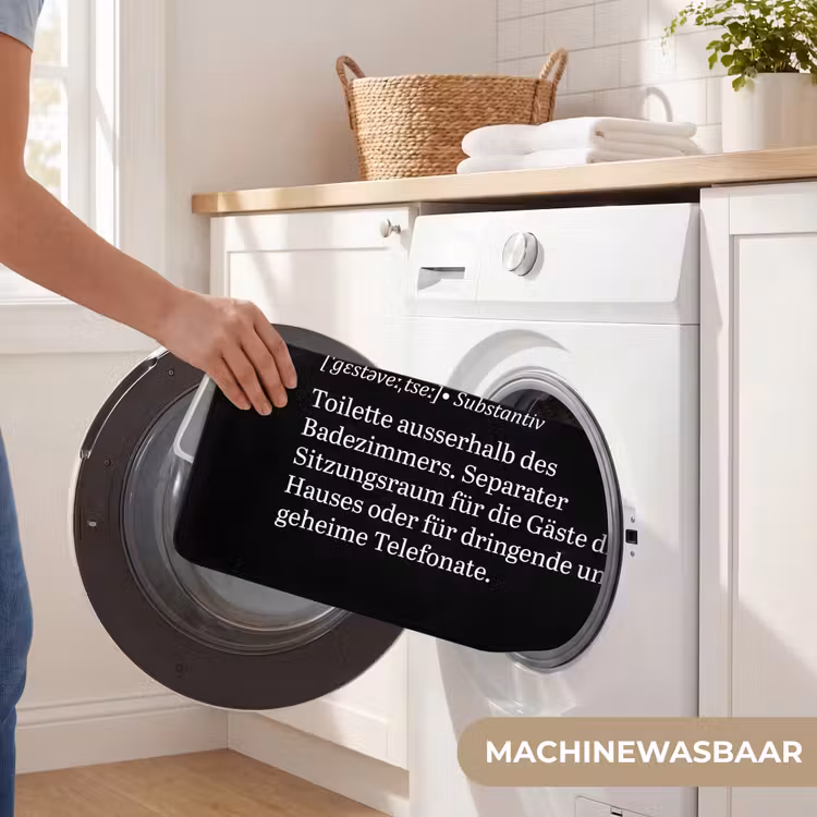 WC Mat - Quotes - Gäste-wc - Definitie - Zwart - Spreuk — 5