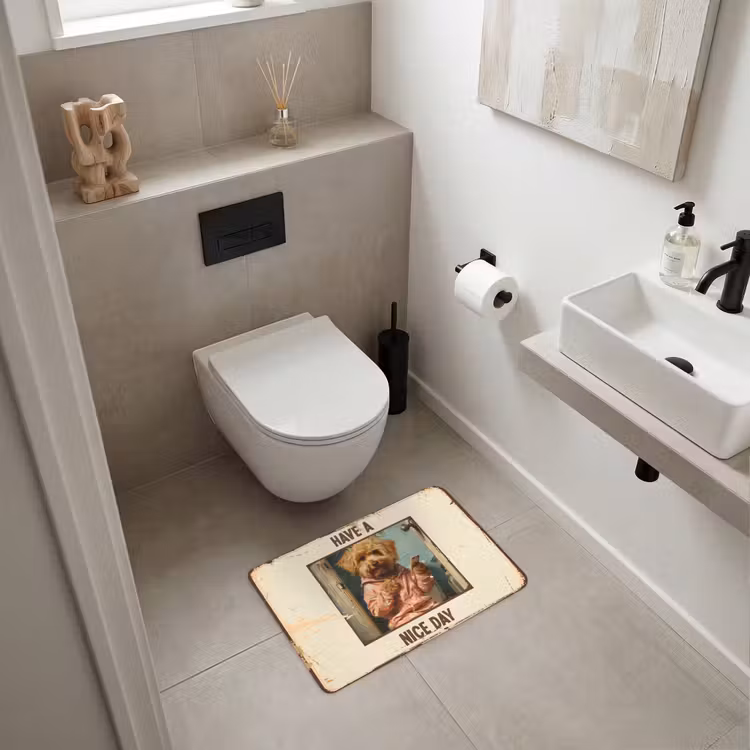 WC Mat - Quotes - Hond - Have a nice day - Vintage - Spreuk — 6