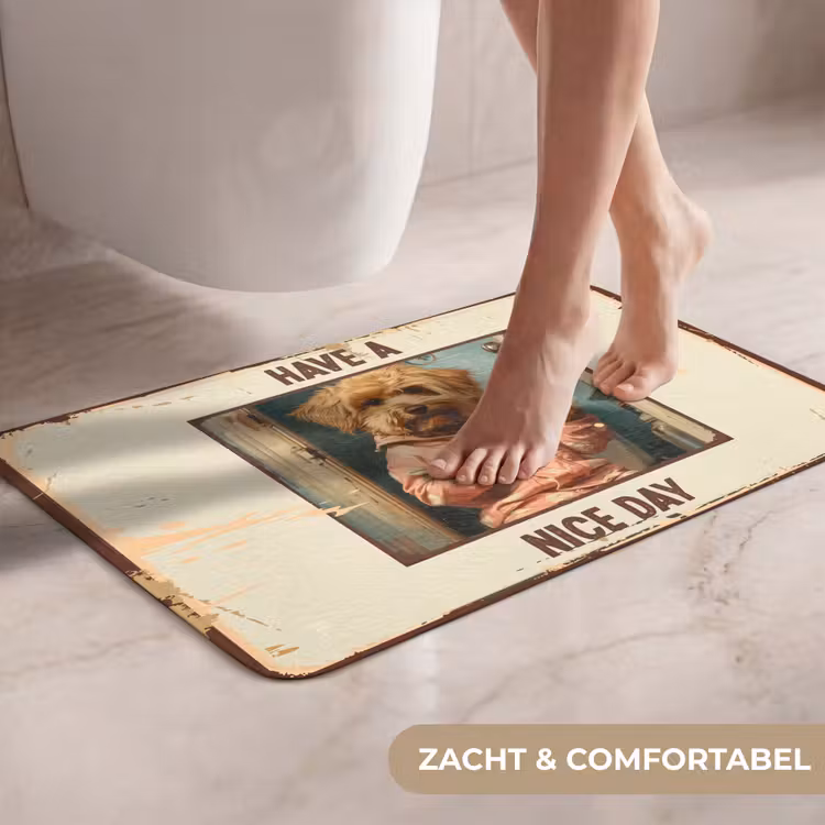 WC Mat - Quotes - Hond - Have a nice day - Vintage - Spreuk — 7