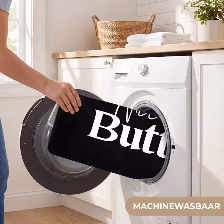 WC Mat - Quotes - Nice butt - Zwart - Spreuken — 5