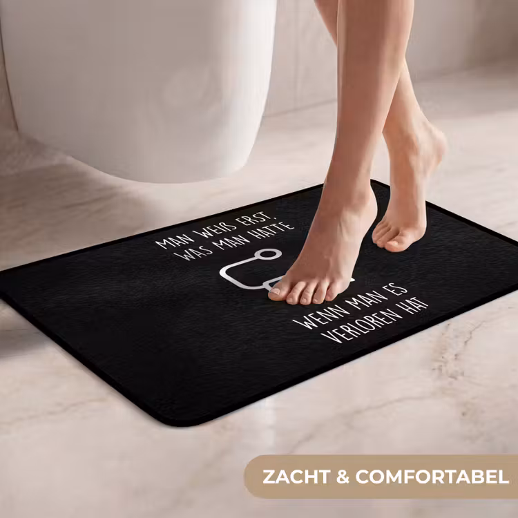 WC Mat - Quotes - WC papier - Zwart - Humor — 7