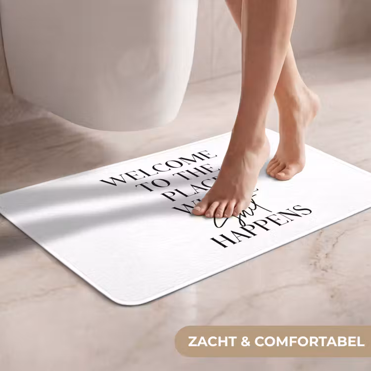 WC Mat - Quotes - Welcome to the place where shit happens - Wit - Humor — 7