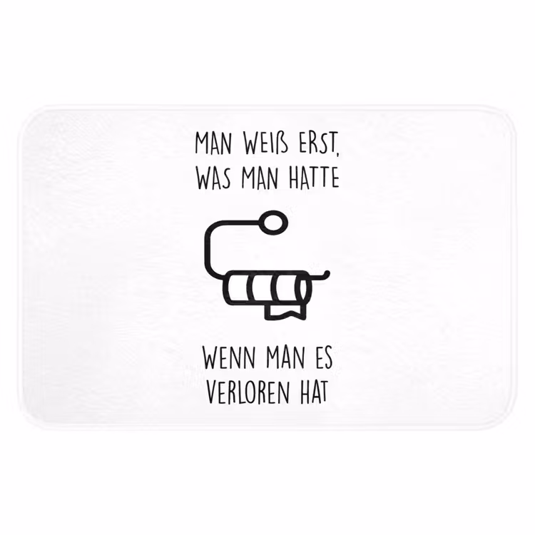 WC Mat - Quotes - Wit - WC papier - Humor — 1