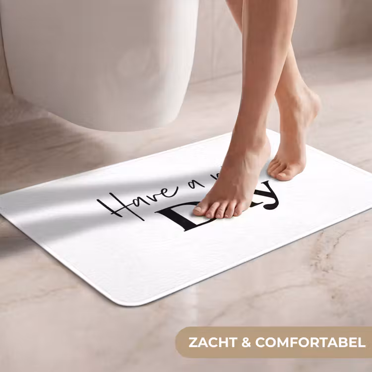 WC Mat - Spreuken - Have a nice day - Wit - Quote — 7
