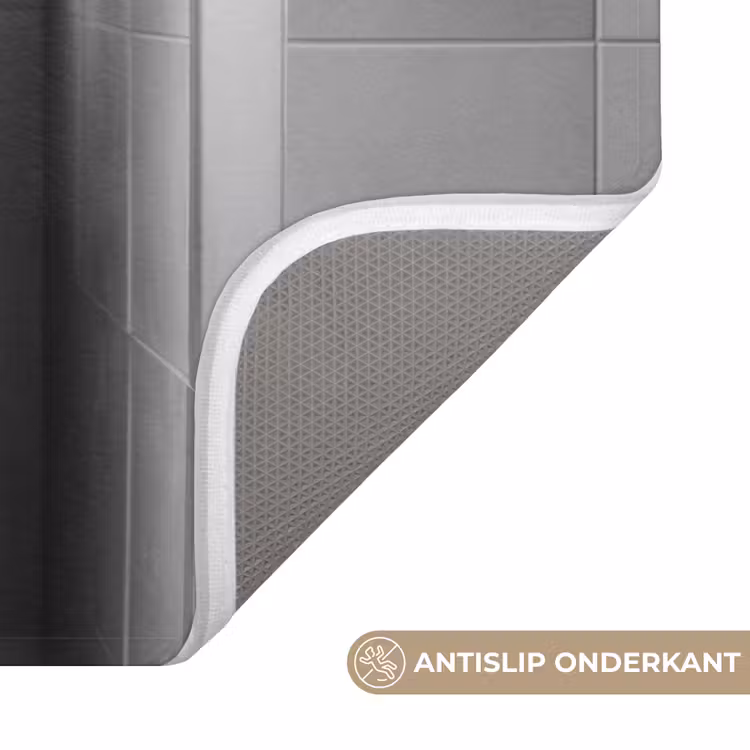 WC Mat - Stier - Telefoon - Toilet - Zwart - Wit — 3