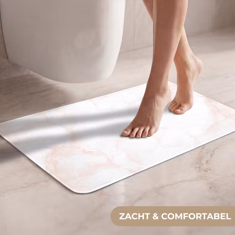 WC Mat - Zalmroze - Marmer - Aders — 7