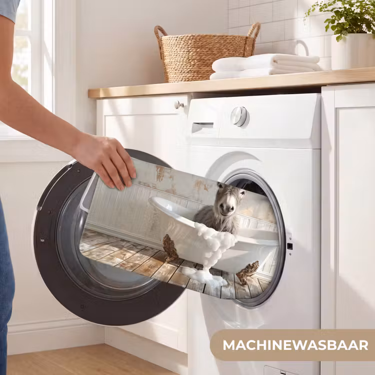 WC Mat - Ezel - Dieren - Badkuip - Schuim — 5