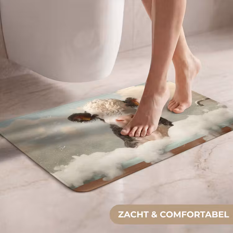 WC Mat - Kalf - Koe - Bad - Schuim - Dieren — 7
