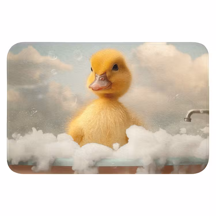 WC Mat - Kuiken - Eend - Bad - Schuim - Dieren — 1