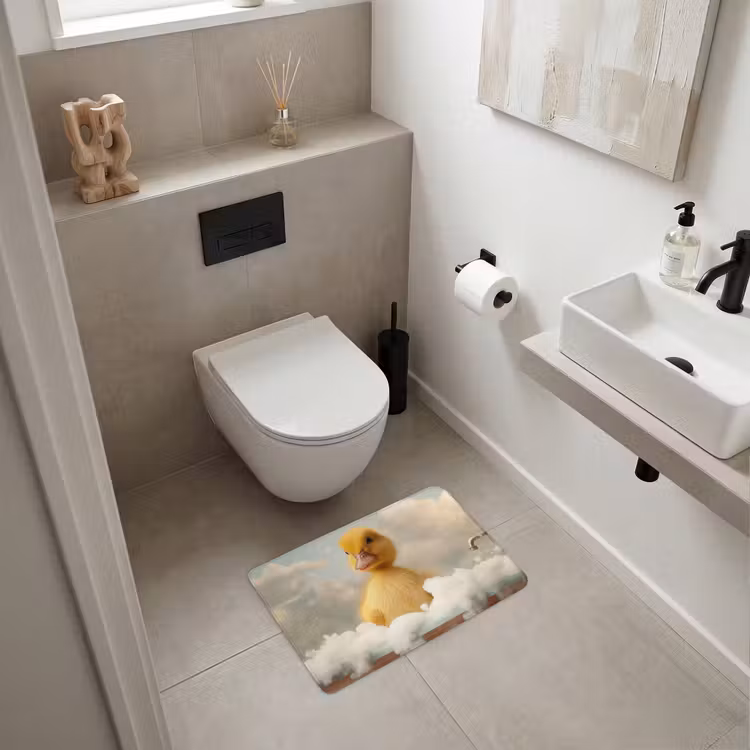 WC Mat - Kuiken - Eend - Bad - Schuim - Dieren — 6