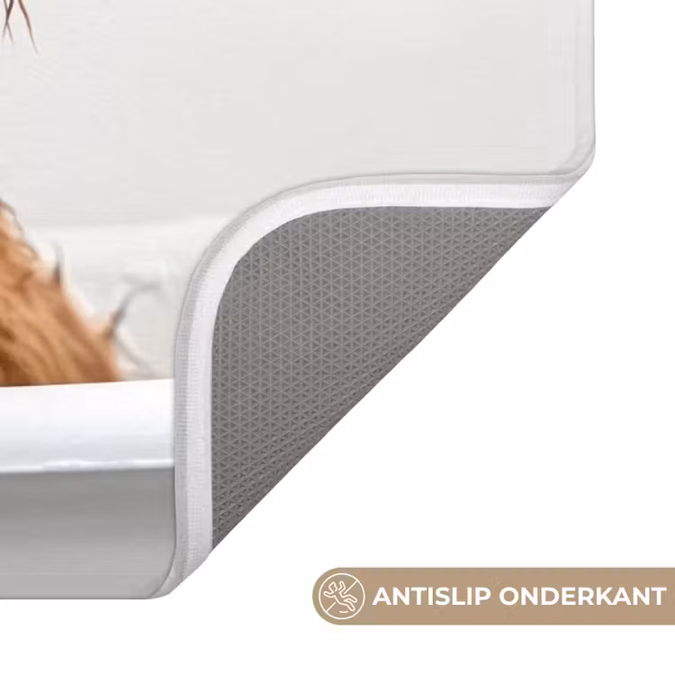 WC Mat - Schotse Hooglander - Bad - Koe - Dieren - Schuim — 3