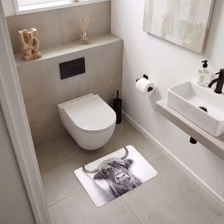 WC Mat - Schotse Hooglander - Dier - Douche - Humor — 6