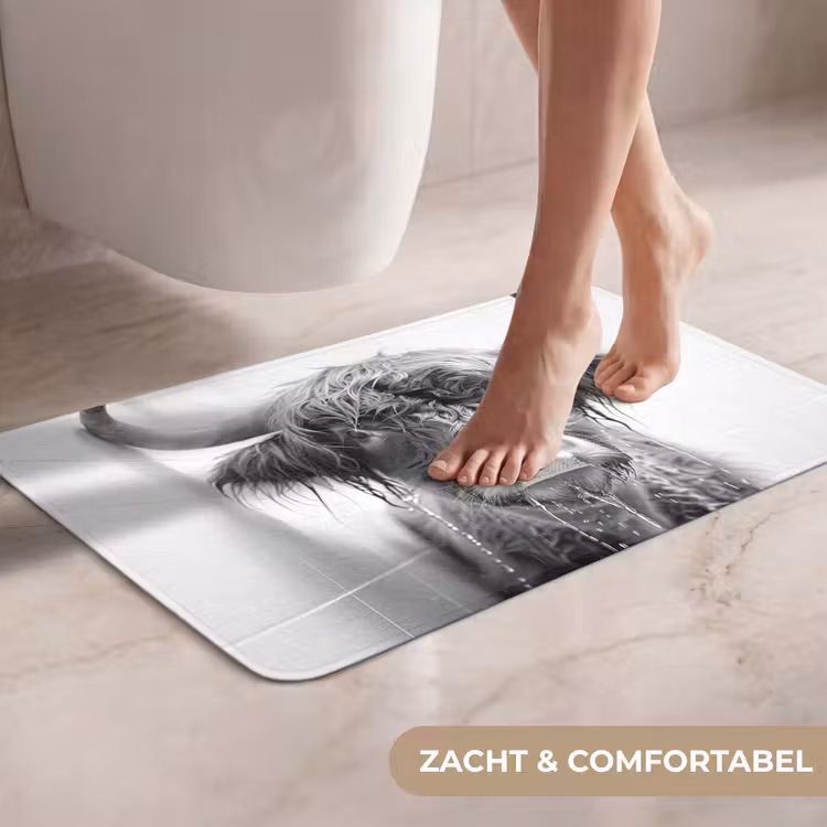 WC Mat - Schotse Hooglander - Dier - Douche - Humor — 7