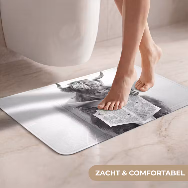 WC Mat - Schotse Hooglander - Dier - Krant - WC — 7