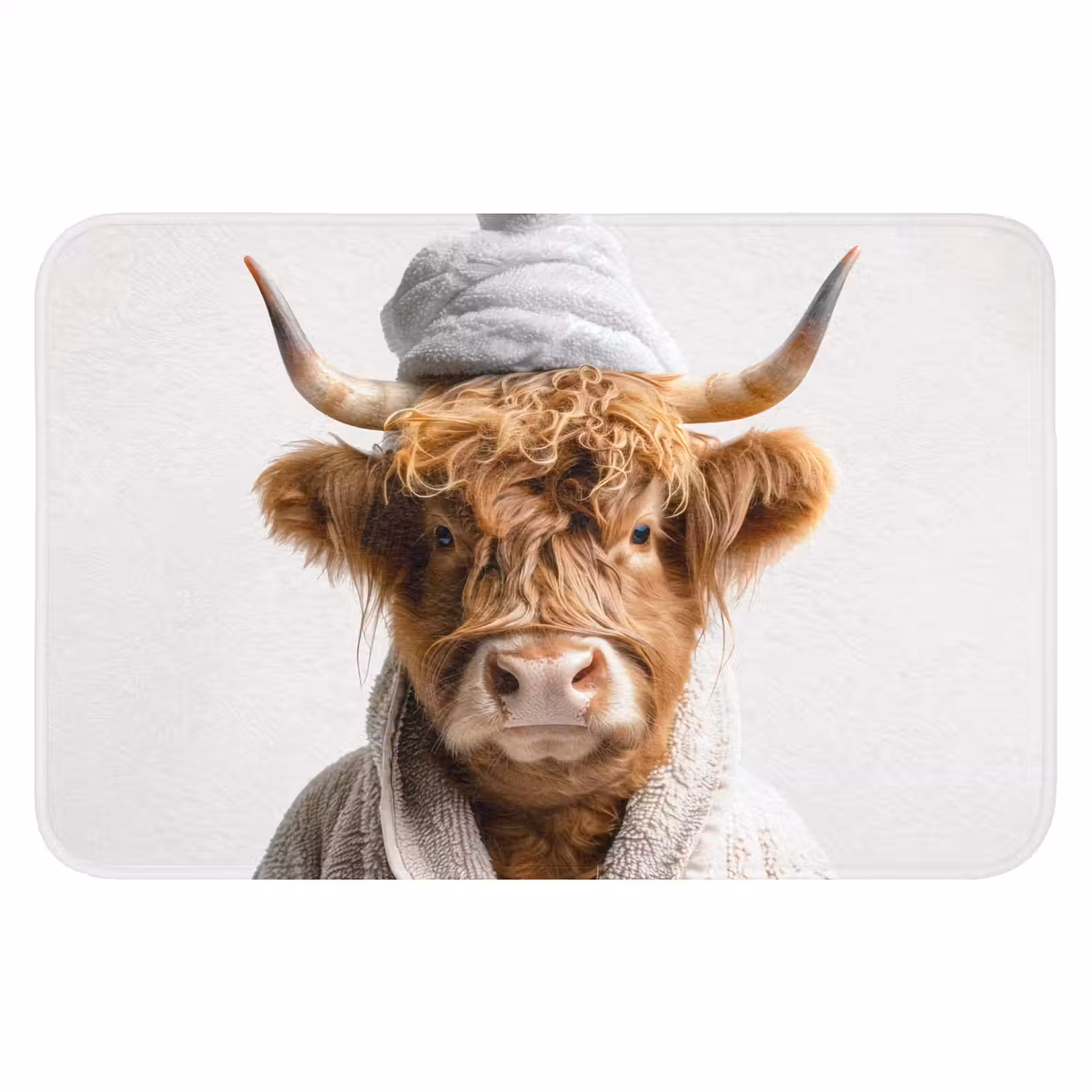 WC Mat - Schotse hooglander - Badjas - Koe - Dieren — 1