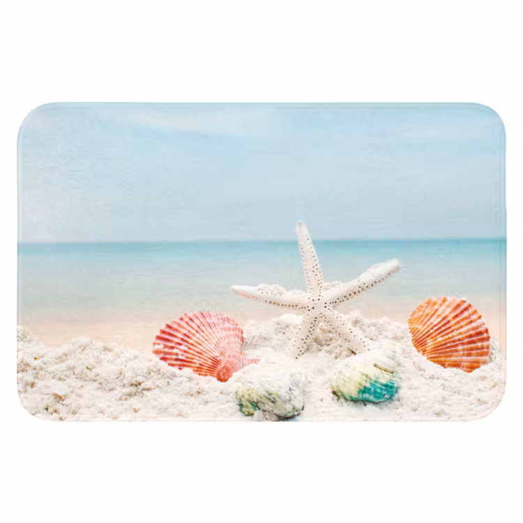 WC Mat - Strand - Zeester - Schelpen - Zee — 1