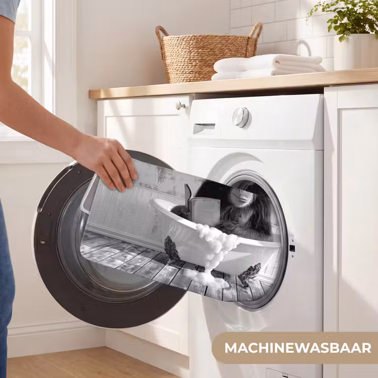 WC Mat - Vintage - Aap - Badkuip - Schuim - Dier — 5