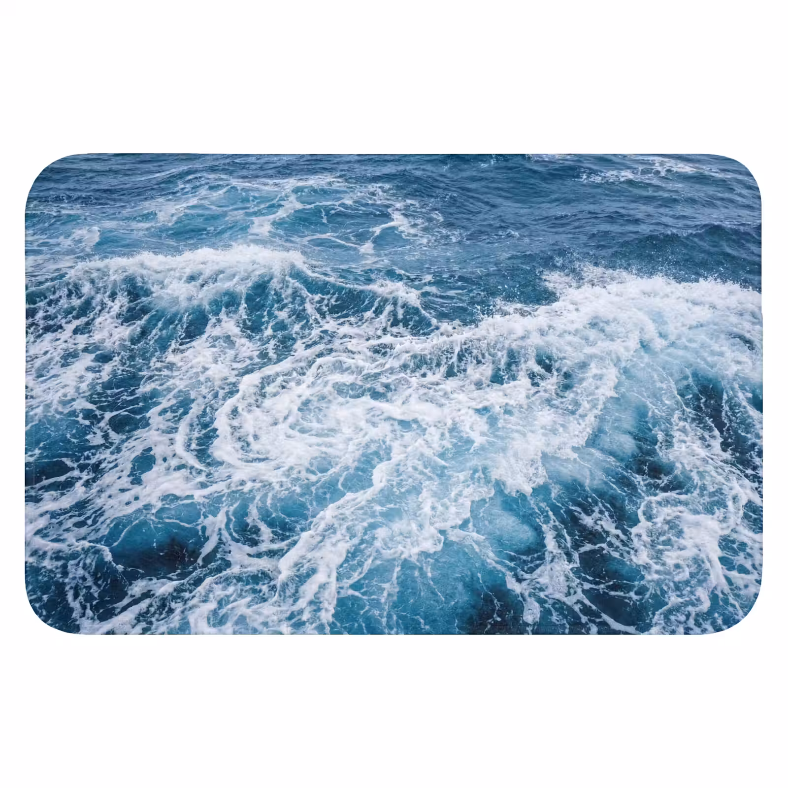 WC Mat - Golven - Oceaan - Blauw — 1