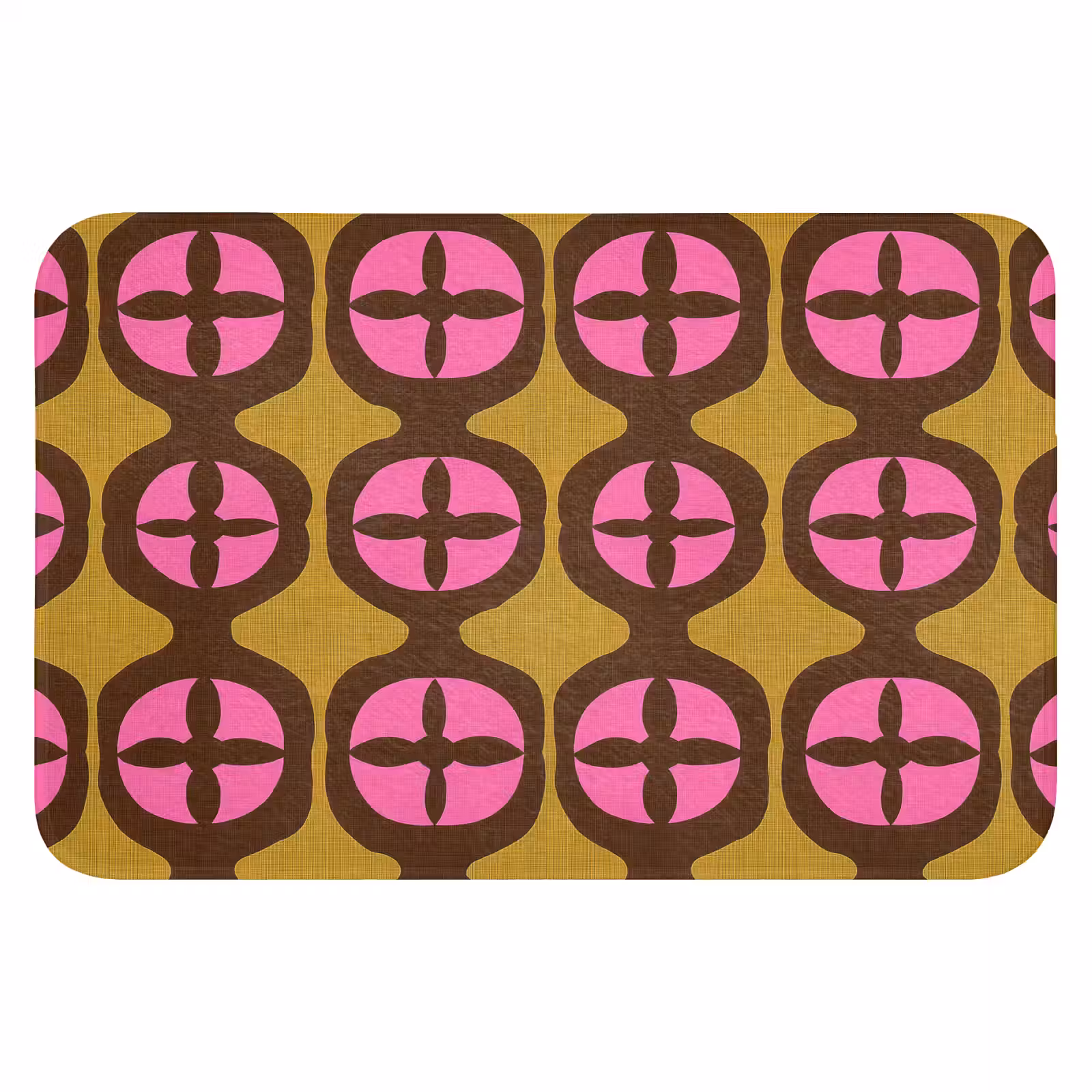 WC Mat - Modern - Patroon - Roze — 1