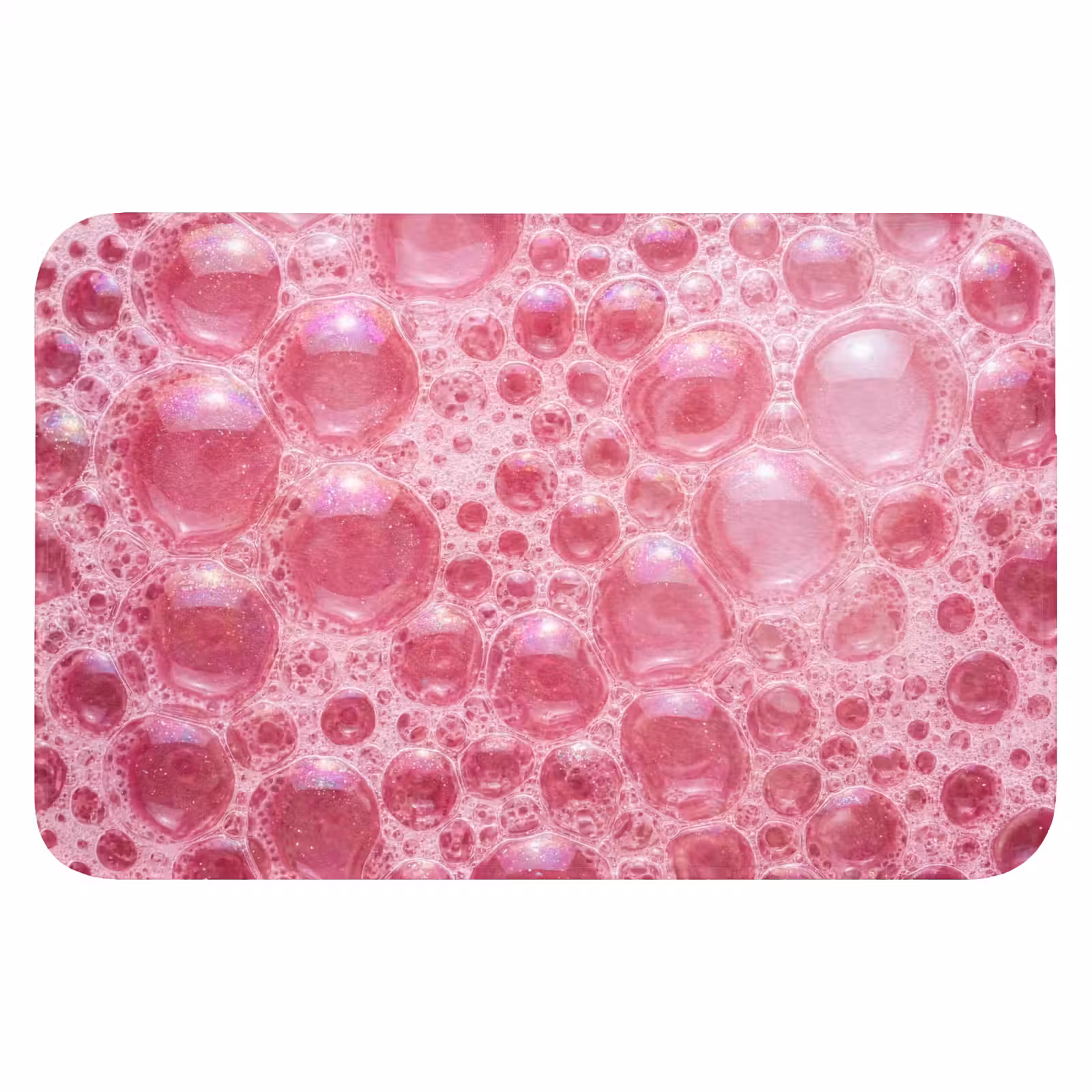 WC Mat - Roze - Schuim - Bubbels — 1
