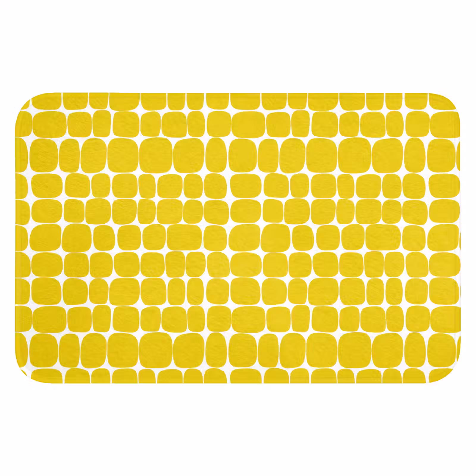 WC Mat - Stippen - Modern - Geel — 1