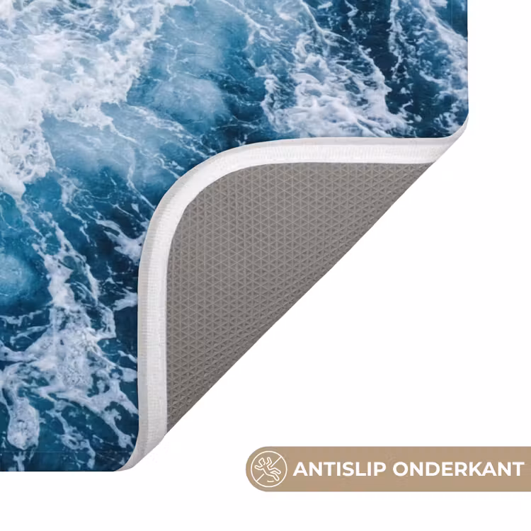 WC Mat - Golven - Oceaan - Blauw — 3
