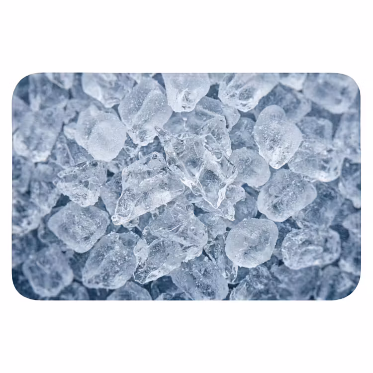 WC Mat - Ijsblokjes - Water - Blauw — 1