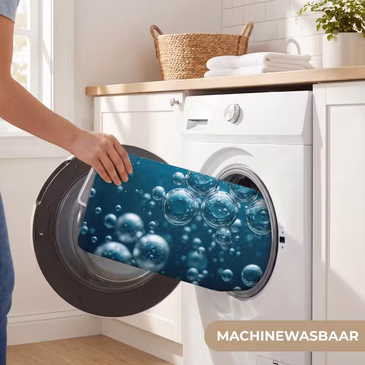 WC Mat - Luchtbellen - Dynamisch - Blauw — 5