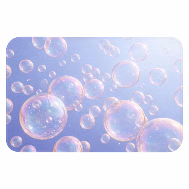 WC Mat - Pastel - Bubbels - Dromerig — 1
