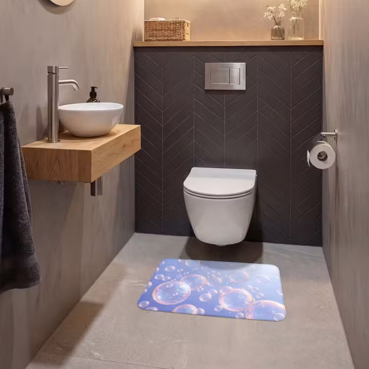 WC Mat - Pastel - Bubbels - Dromerig — 2