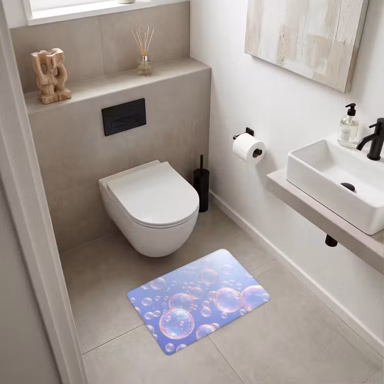 WC Mat - Pastel - Bubbels - Dromerig — 6