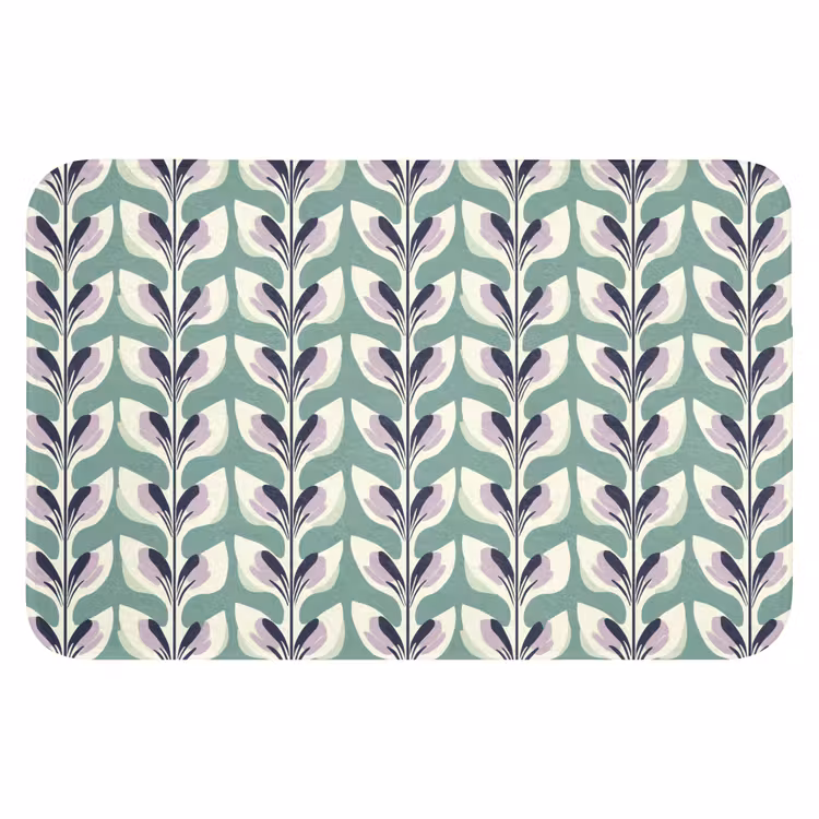 WC Mat - Retro - Modern - Groen — 1