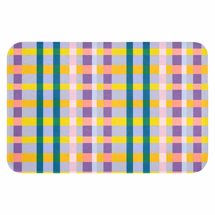 WC Mat - Ruit - Patroon - Kleurrijk — 1