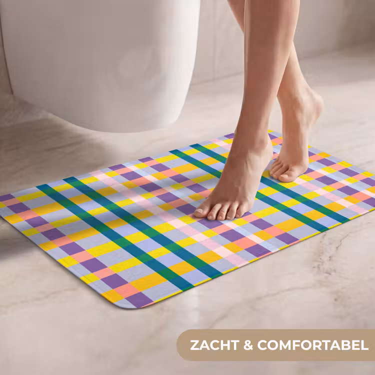 WC Mat - Ruit - Patroon - Kleurrijk — 7