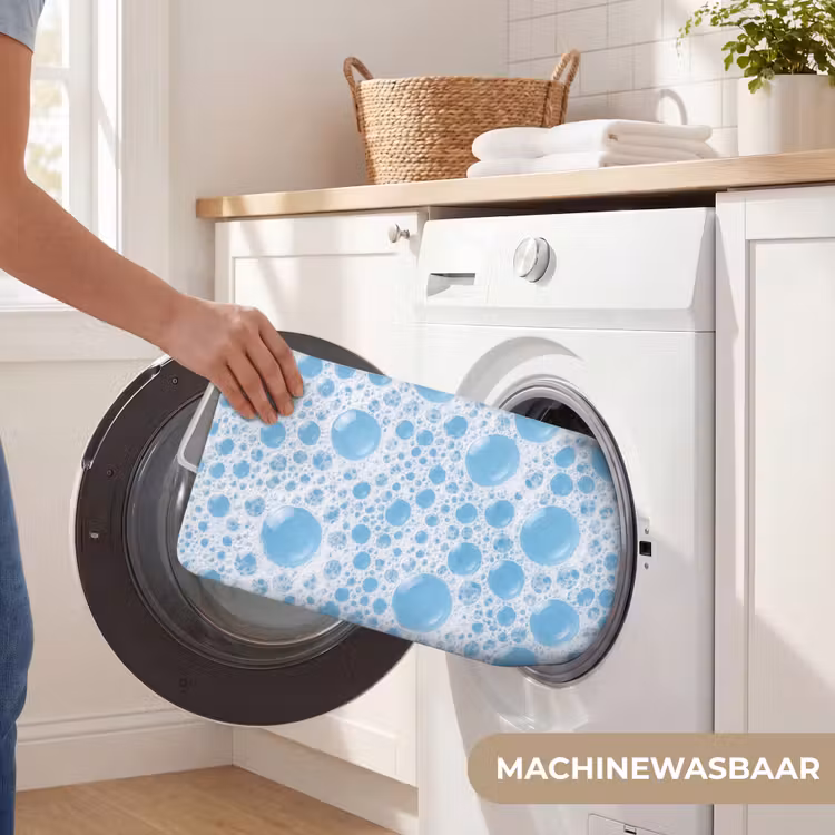 WC Mat - Schuim - Bubbels - Blauw — 5
