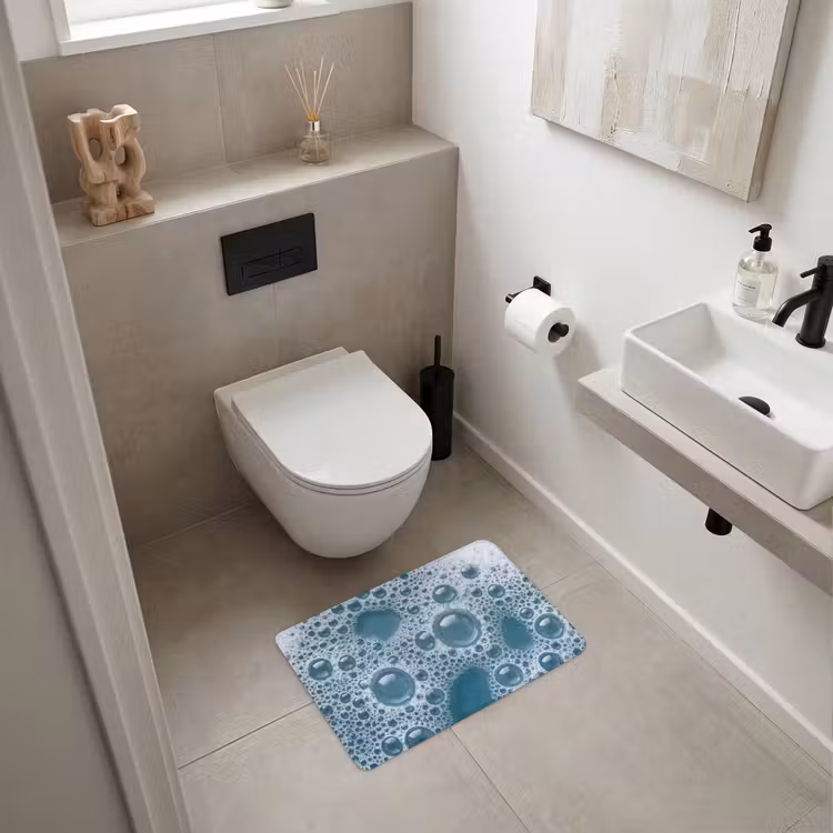 WC Mat - Schuim - Water - Textuur — 6