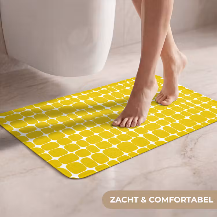 WC Mat - Stippen - Modern - Geel — 7