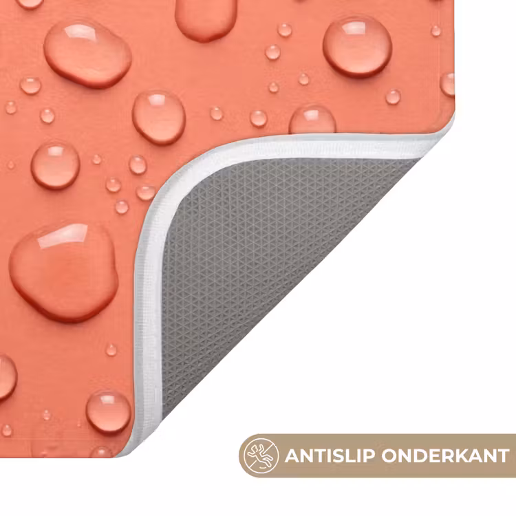 WC Mat - Water - Druppels - Roze — 3