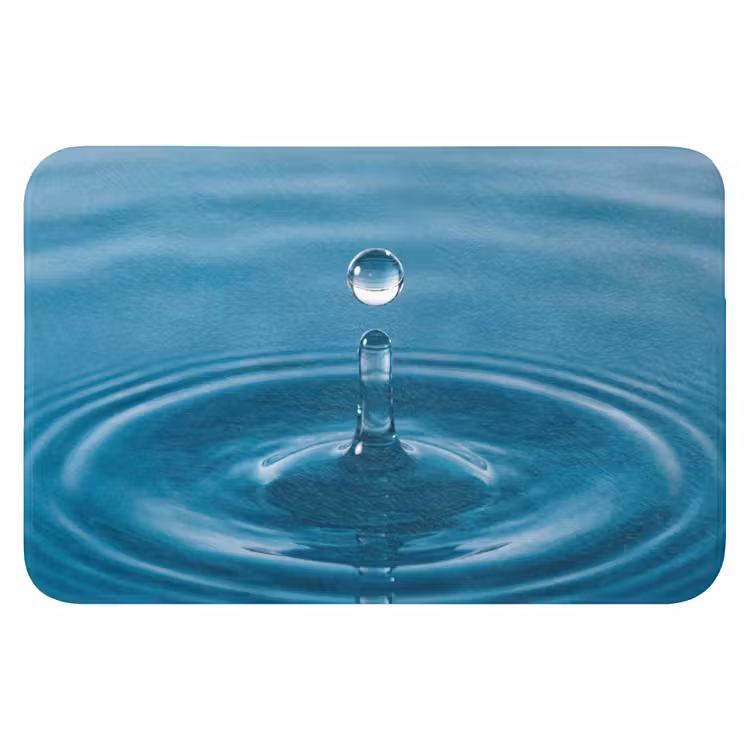 WC Mat - Waterdruppel - Water - Oppervlakte — 1