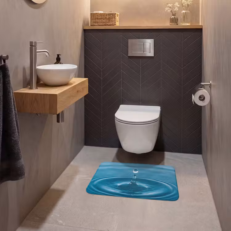 WC Mat - Waterdruppel - Water - Oppervlakte — 2