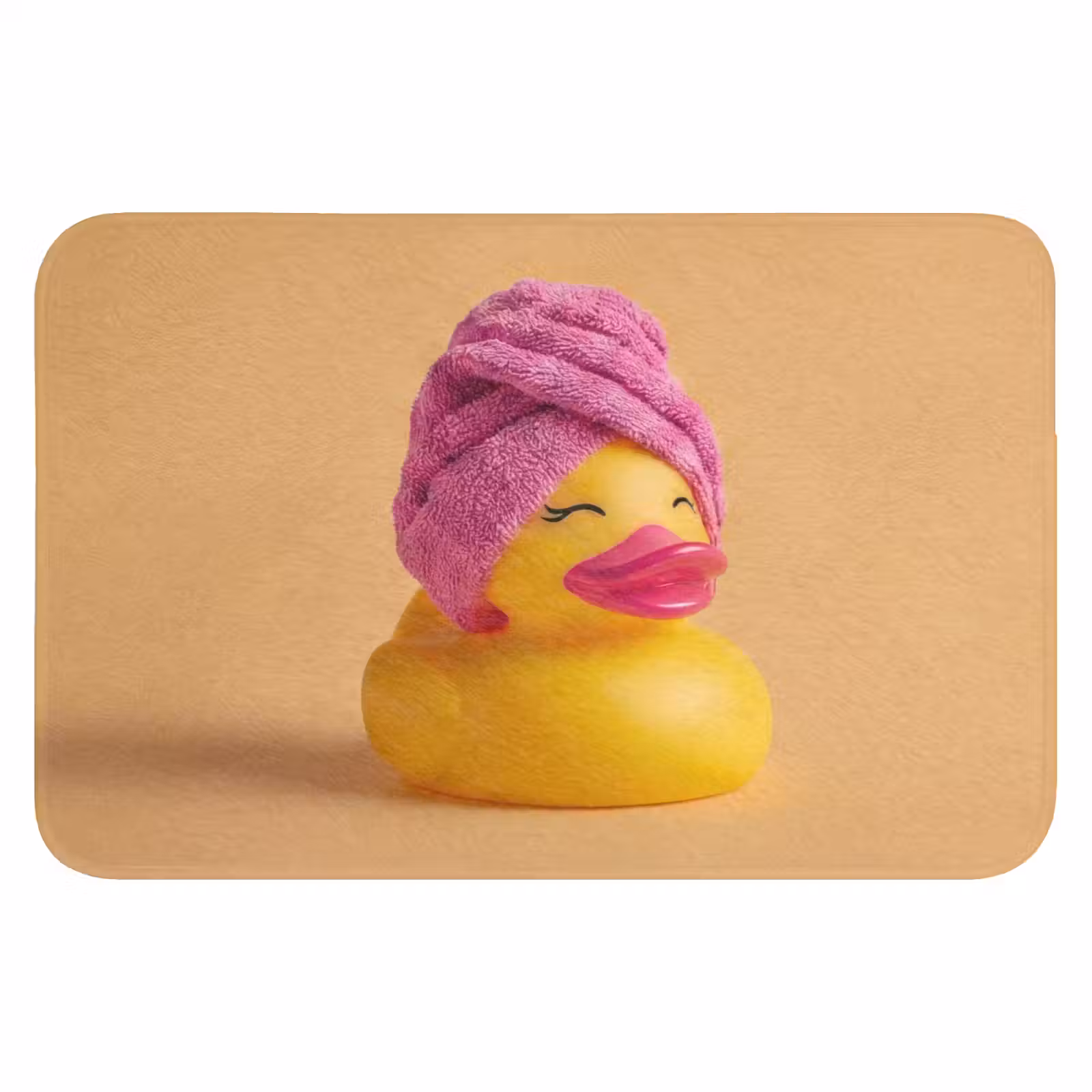 WC Mat - Badeend - Handdoek - Kleurrijk — 1